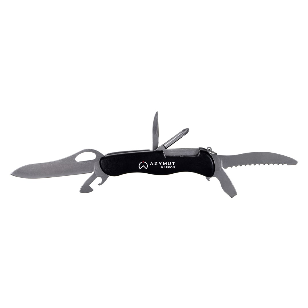 Azymut Multi-Tool Pocketknife HK20018 in Multicolor, 4 x 5.5 x 12.5 cm, perfect for outdoor activities and everyday use, ideal as a survival knife.