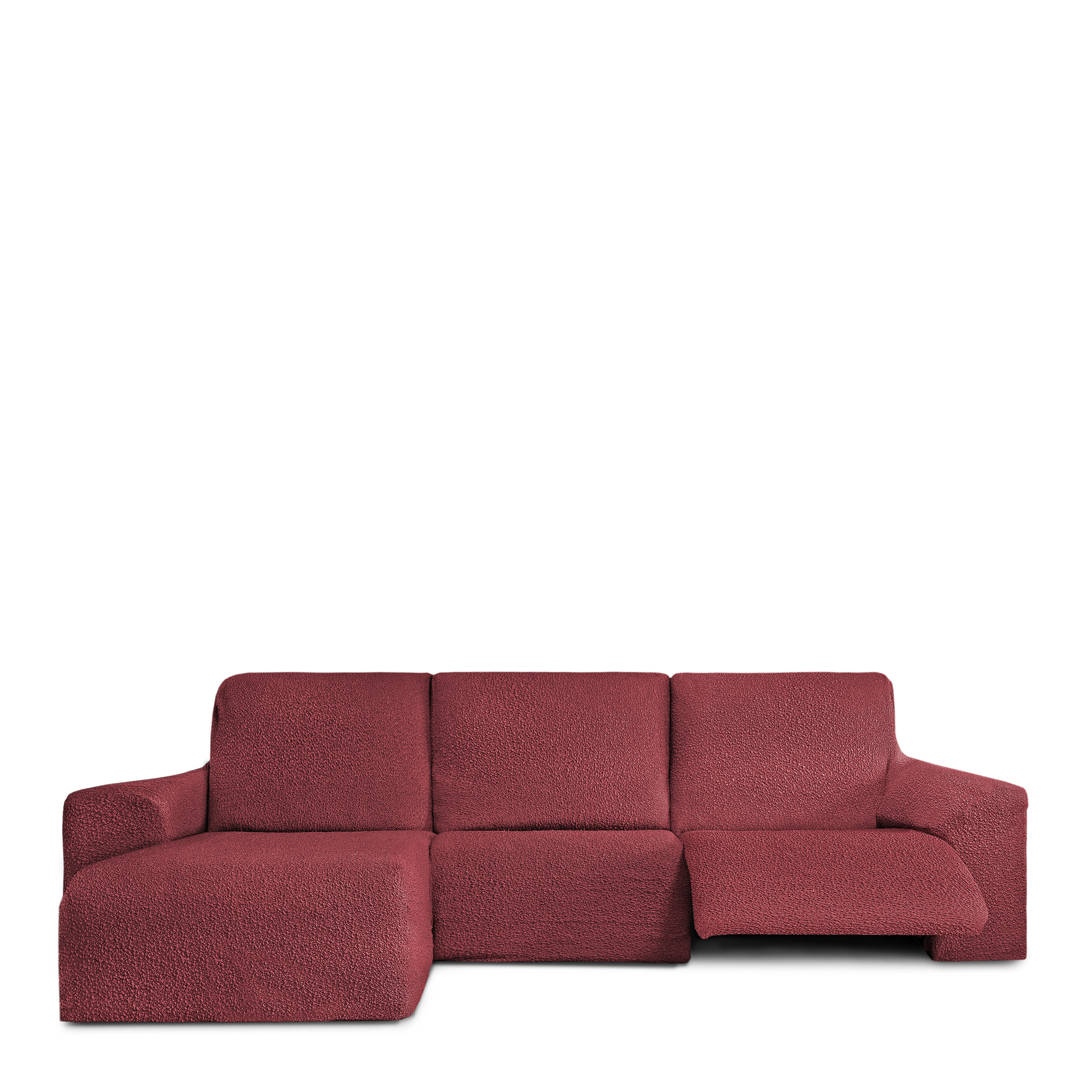 Funda de sofa m/0 ch. longue relax premium roc izquierda (Mirando de frente) c/8 brazo corto, Tamaño brazo corto izquierda, 170x310x110cm, Fábricada en España