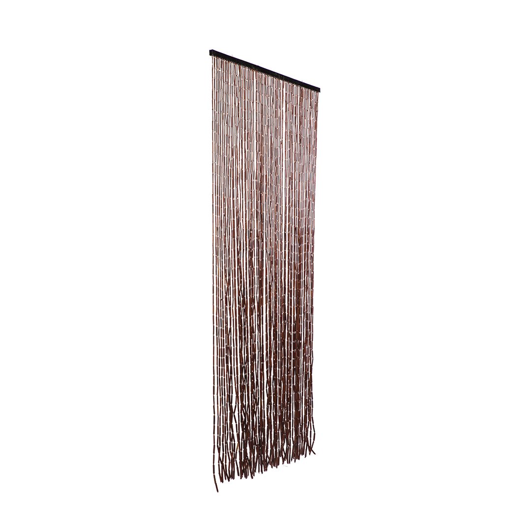CORTINA PUERTA HONG KONG BURDEOS 70 LINEAS 90X200 CM NORTENE