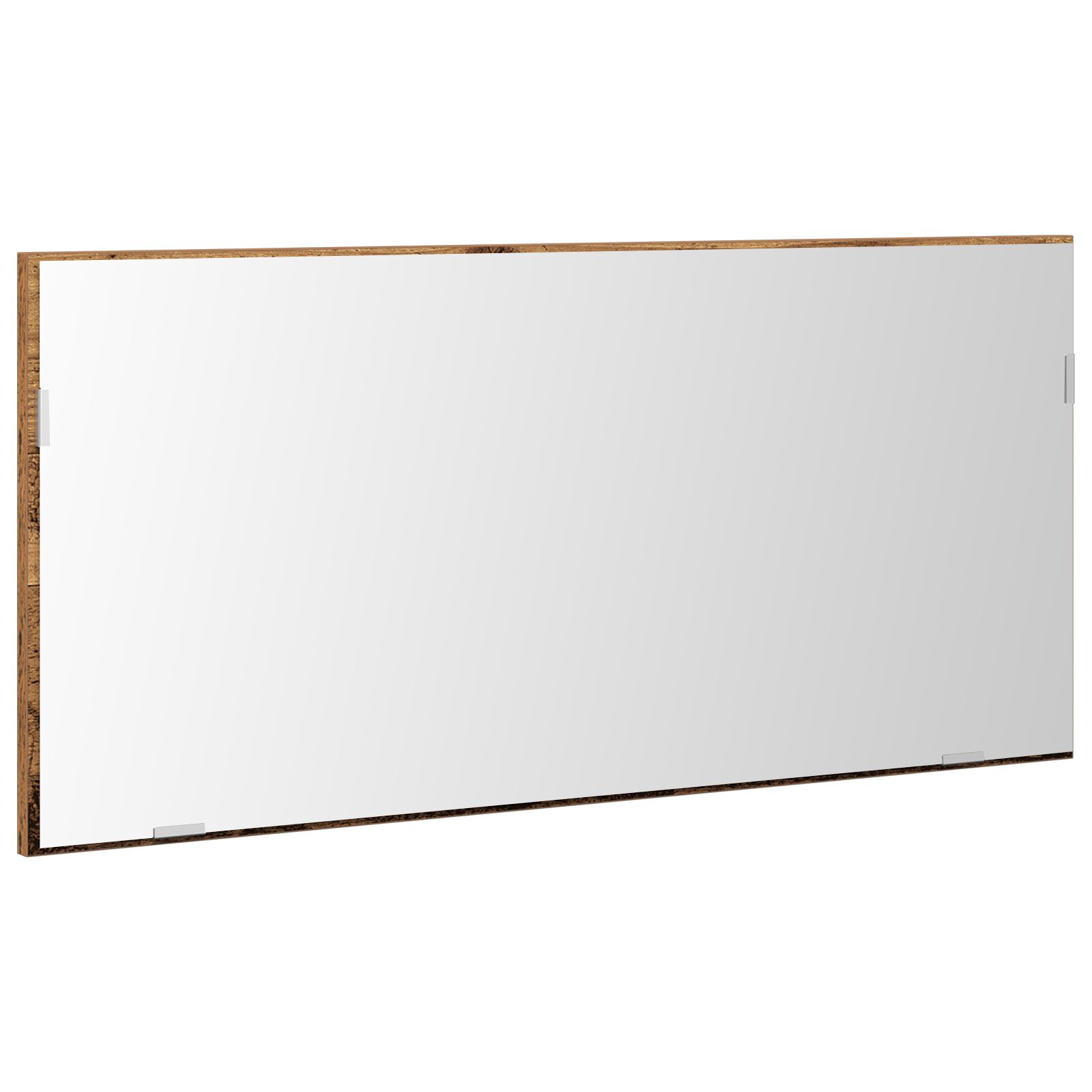 Gabinete de Espejo de Baño vidaXL con Luz LED Madera Vieja 80x37 cm