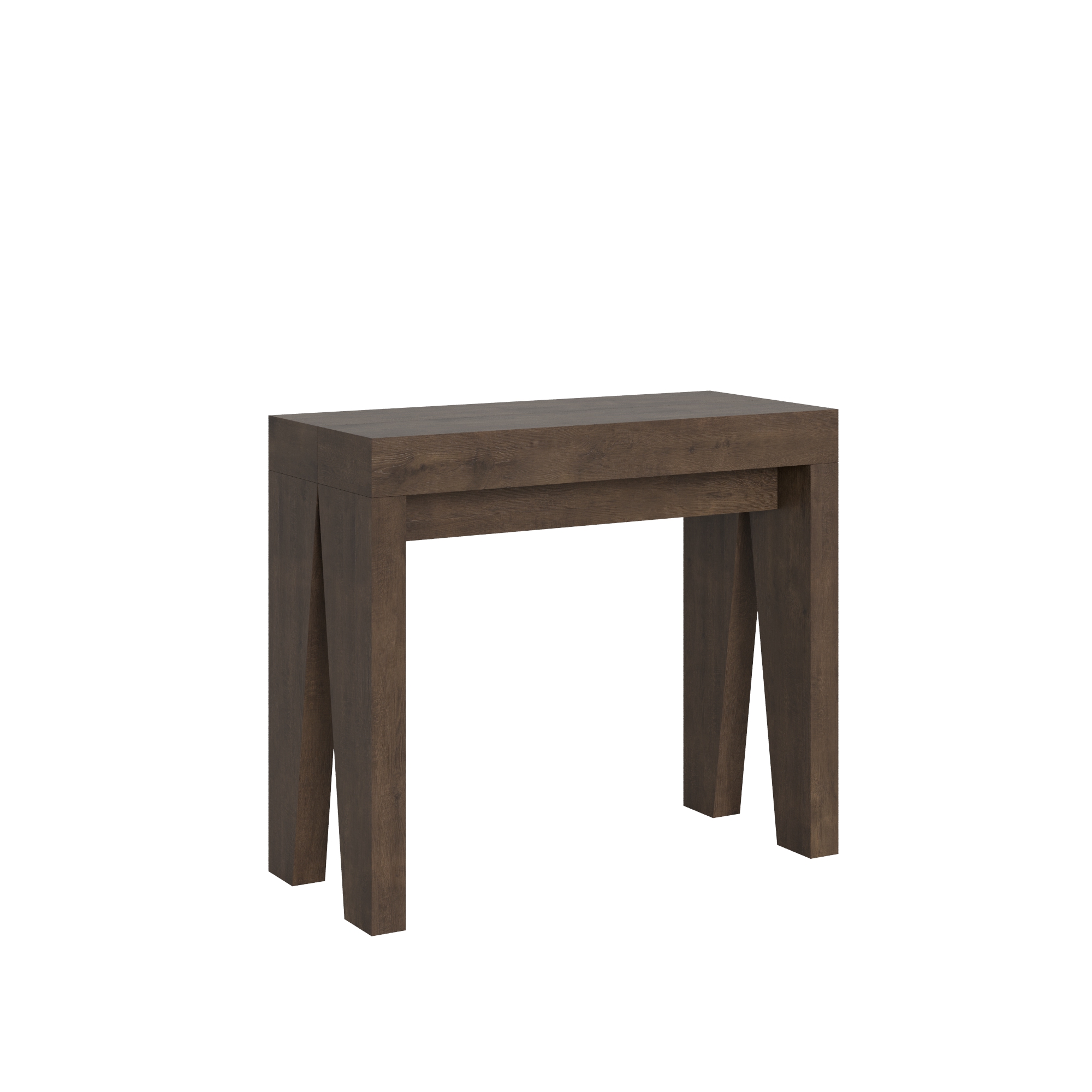 Consola extensible 90x40/196 cm Naxy Pequeña Nogal - Itamoby
