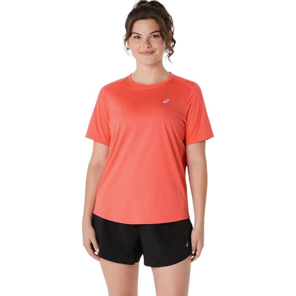 Camiseta Asics Core Ss Top Rosa Dark Clay 2012D170-702 Running Mujer