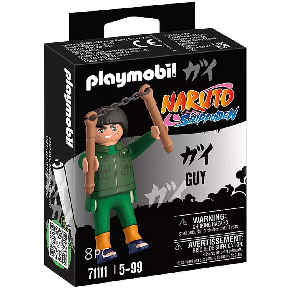 PLAYMOBIL NARUTO SHIPPUDEN - GUY, 71111, PRODUCTO CON LICENCIA OFICIAL, ENVIO 24-48 HORAS PENÍNSULA, PIEZAS, CLICKS, COLECCIONABLES, JUGUETES, FIGURA, MUÑECO, FAMOBIL, 100% ORIGINAL
