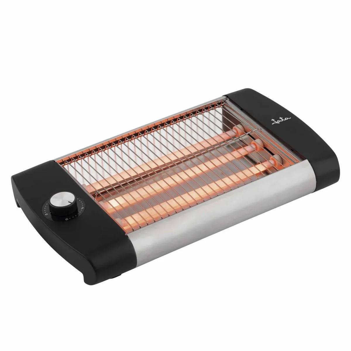 Tostador Jata JETT1588 Negro con Temporizador de 5 Minutos 600W