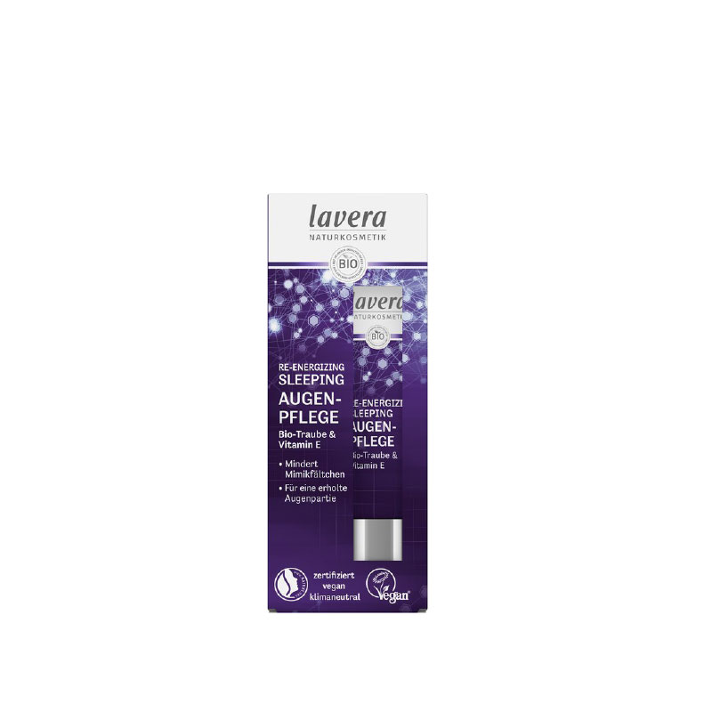 Contorno ojos sleeping reparador uva bio y vitamina E - Lavera