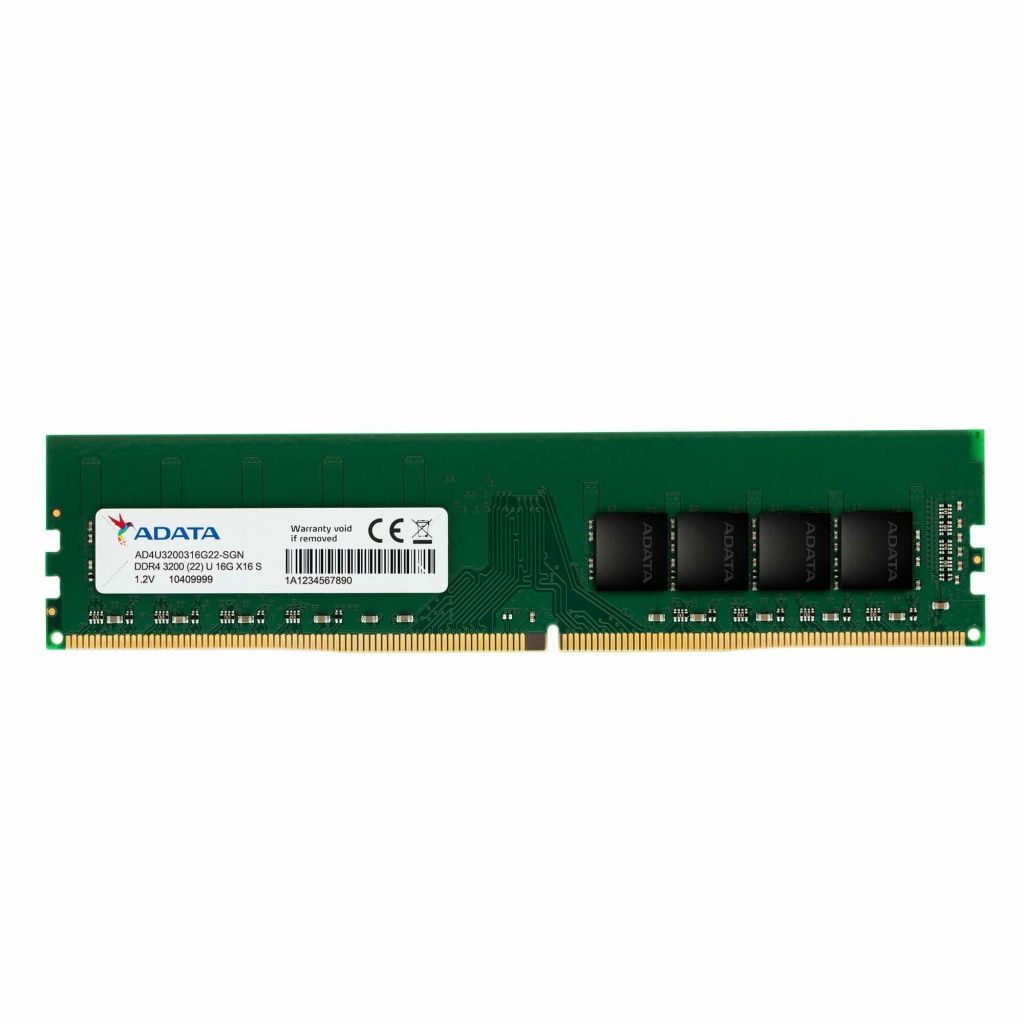 ADATA - Módulo de memoria RAM DDR4 AD4U320016G22-SGN de 16 GB a 3200 MHz con latencia CL22 y voltaje 1.2 V para PC compatible con placas base modernas