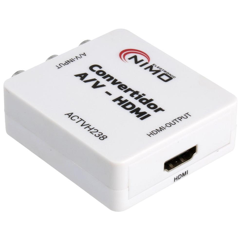 Conversor RCA a HDMI Nimo - Adaptador de Video y Audio de Alta Resolución