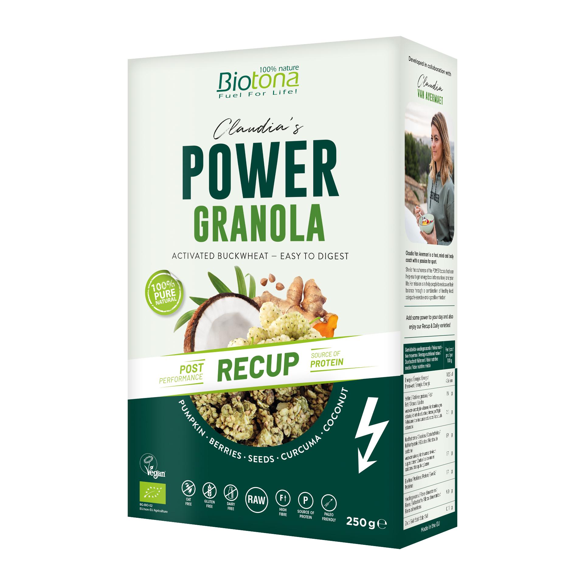 Power granola recup muesli Biotona