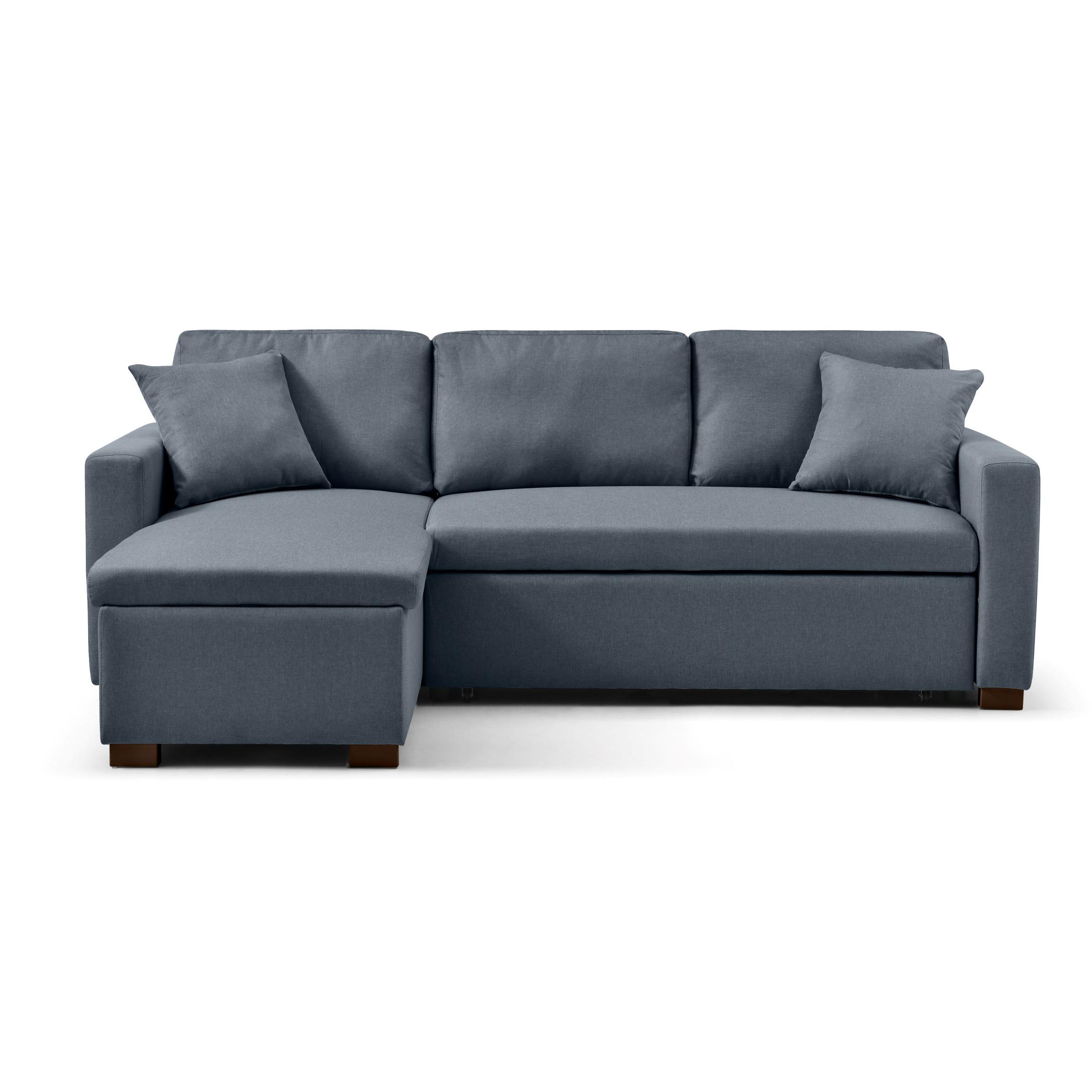 Venprodin - Sofá Cama Esquinero De 3 Plazas Chaise Loung 1970X1160X470 Gris