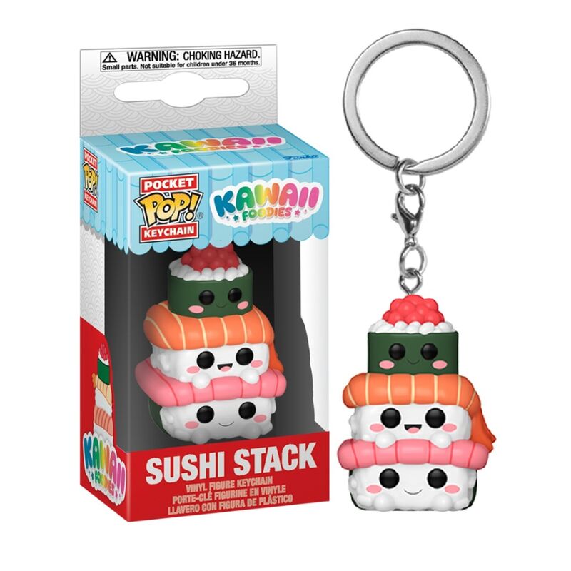 Funko Pop! Keychain: Funko Foods - Sushi Trio - Figura de Vinilo Coleccionable - Idea de Regalo - Mercancía Oficial - Juguetes para niños y Adultos - Figura Modelo para coleccionistas y exhibición