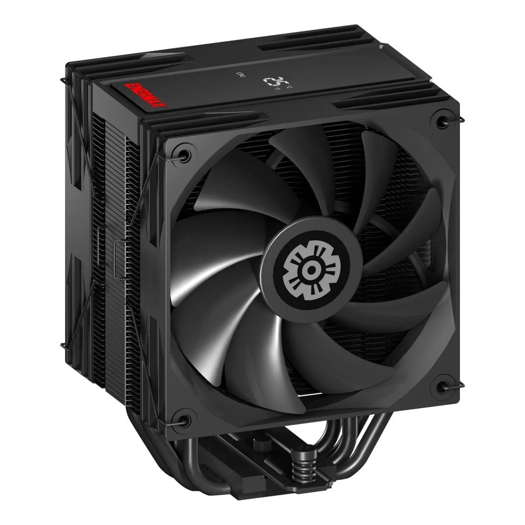 Enermax - Disipador CPU ETS-T41D para procesadores Intel y AMD, torre de aluminio con 4 heat pipes de cobre, refrigeración silenciosa de hasta 250 W TDP y ventiladores PWM de 120 mm