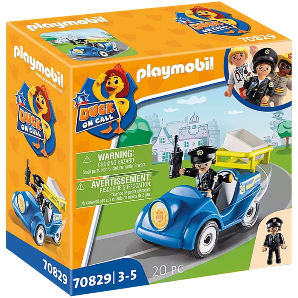 PLAYMOBIL DUCK ON CALL - MINI - COCHE DE POLICÍA, 70829, TIENDA CON LICENCIA OFICIAL