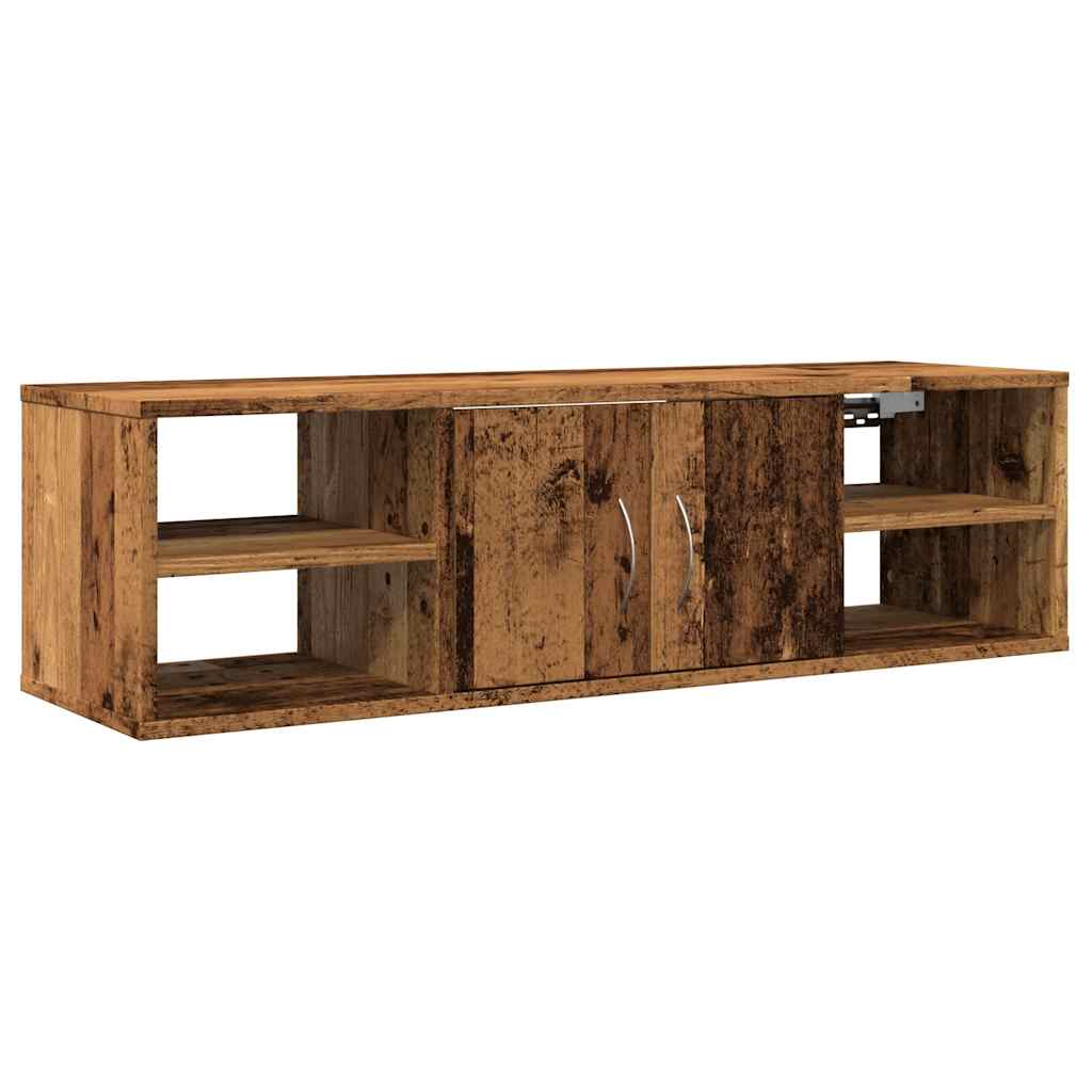 vidaXL Armario de pared madera de ingeniería madera vieja 101x30x29 cm