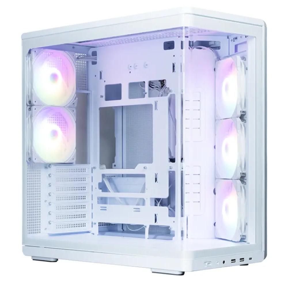 Torre PC Torre ATX Zalman P60 White ARGB 5 Ventiladores Vidrio Templado USB-C