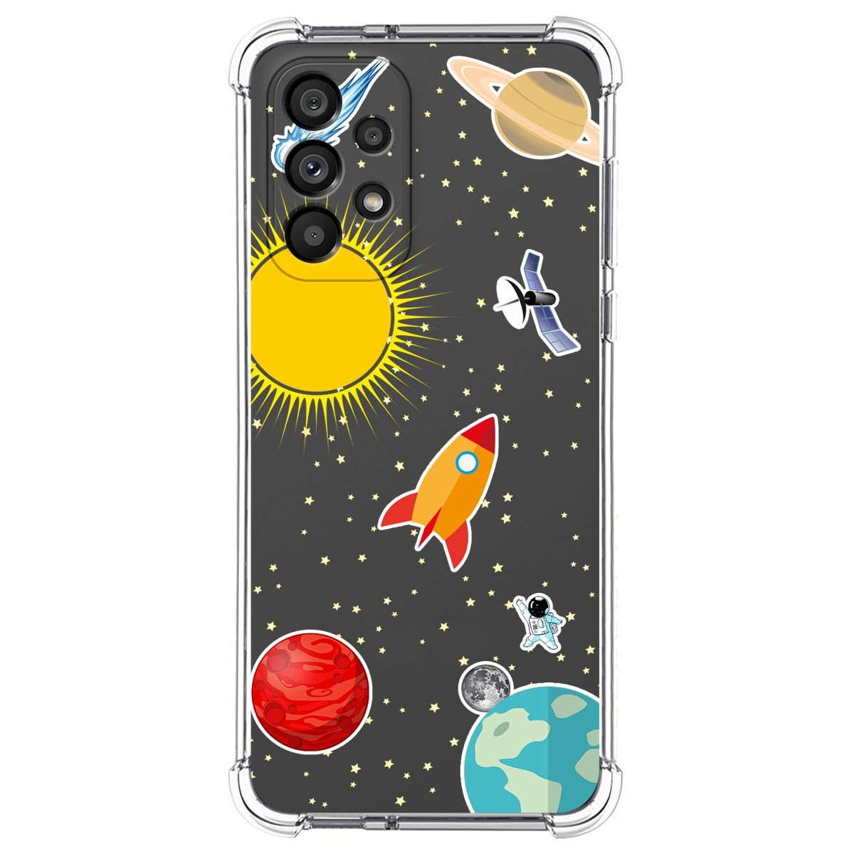 Funda Silicona Antigolpes para Samsung Galaxy A53 5G diseño Espacio Dibujos