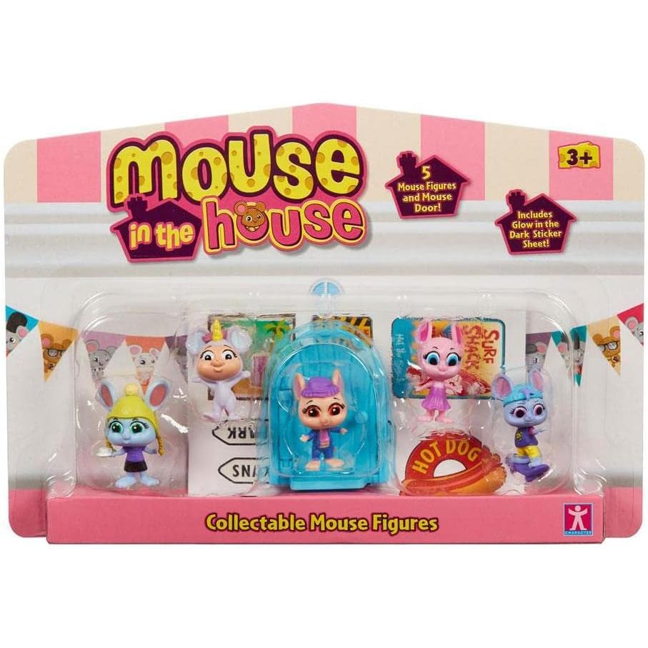 BANDAI Mouse in The House Pack De 5 Figuras Surtido/Modelo aleatorio (7706)