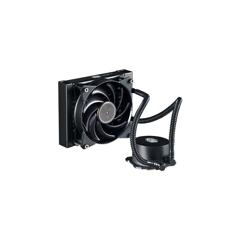 Cooler Master MasterLiquid Lite 120, 3,96 W, 300 mA, 12 V, Aluminio, Negro, 62 mm