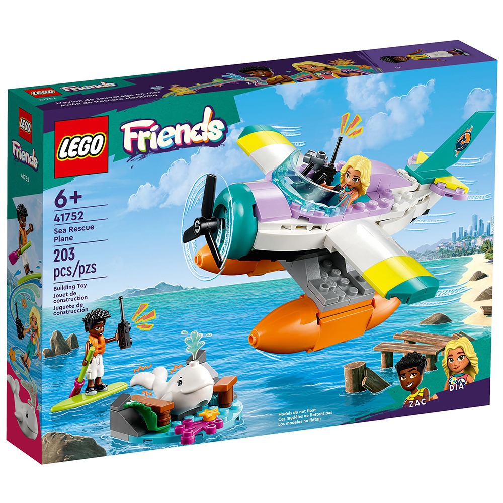 LEGO FRIENDS - AVIÓN DE RESCATE MARÍTIMO, 41752, TIENDA CON LICENCIA OFICIAL, PRODUCTO CON LICENCIA OFICIAL, ENVIO 24-48 HORAS PENÍNSULA, PIEZAS, BLOQUES, BRICKS, JUGUETES, 100% ORIGINAL