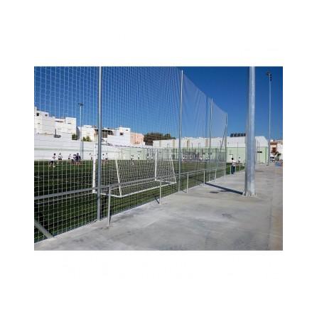 POSTE METÁLICO GALVANIZADO 6M PARA RED PROTECCIÓN SIN BOTES SOFTEE EQUIPMENT