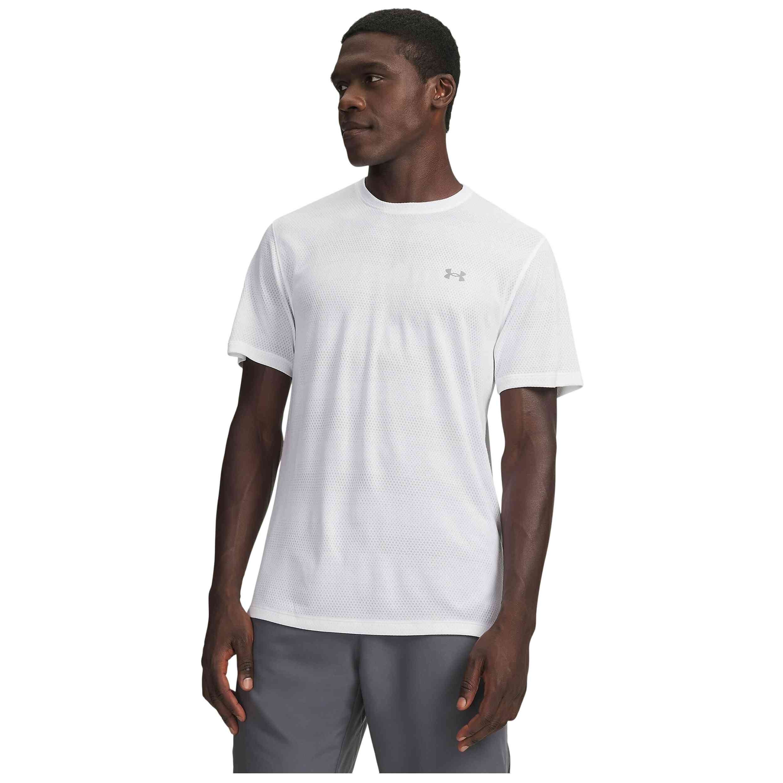 Camiseta Under Armour modelo Ua Velociti Ss en color Blanco