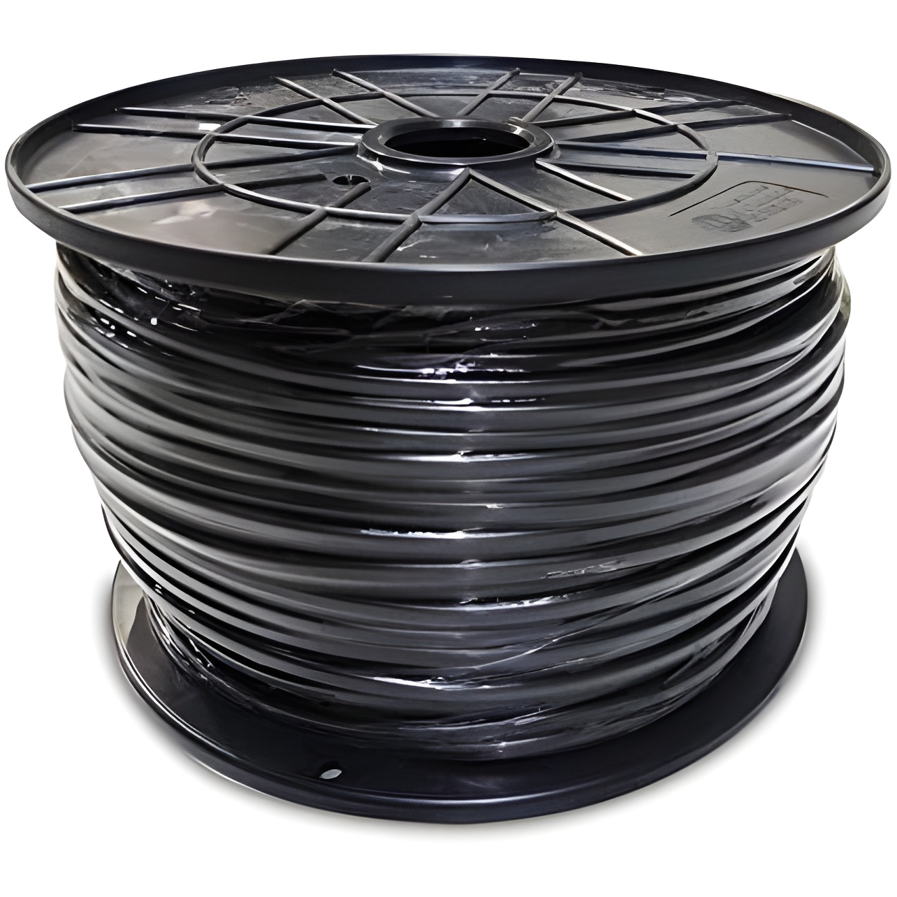 Carrete cable manguera acrilica 1kv negra 5x1,5mm 100m (bobina grande ø400x200mm)