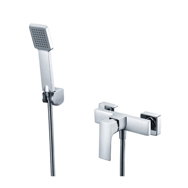 Imex Bali BDI017-5 grifo monomando de pared para ducha fabricado en latón con acabado cromado