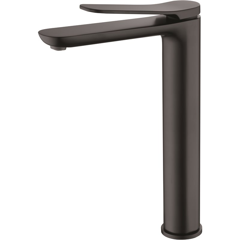 Imex Dinamarca BDR031-3NG grifo monomando lavabo caño alto negro mate