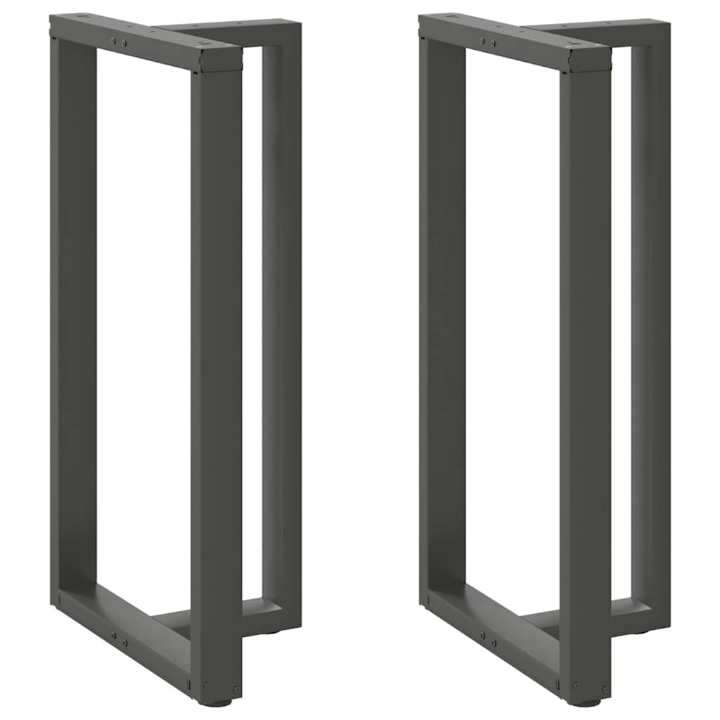 vidaXL Patas para mesa de bar en forma de T (2 unidades) 60 x 35 x (110-111) cm, acero