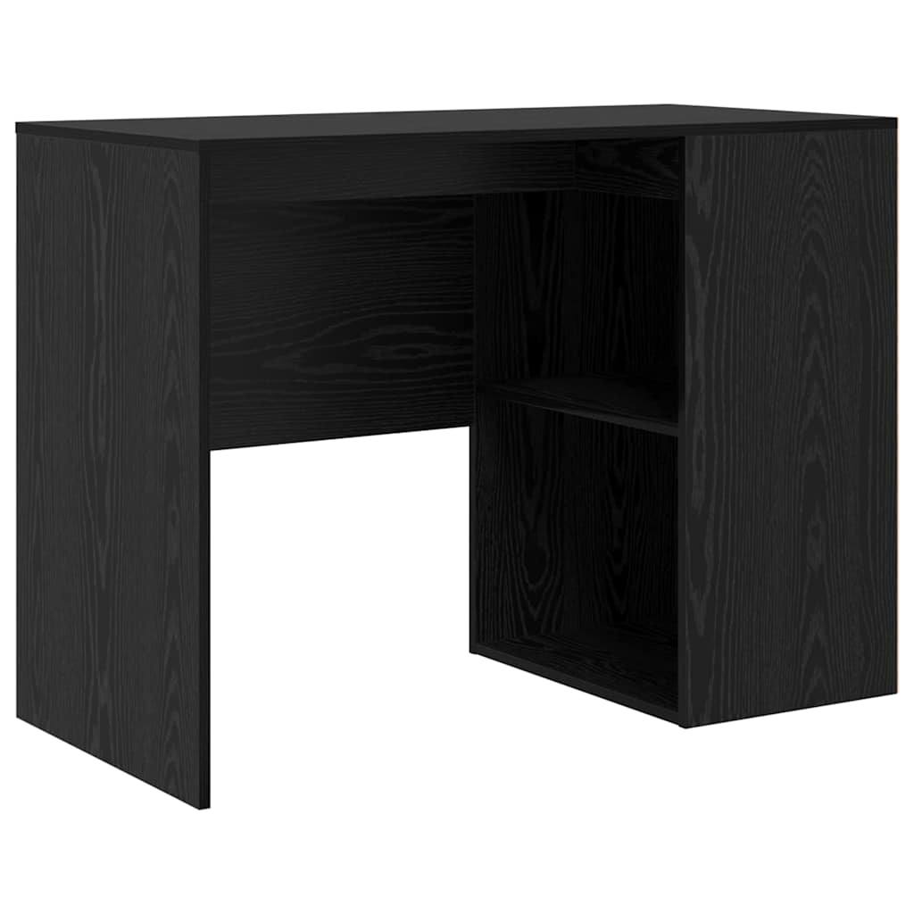 vidaXL Escritorio Roble Negro 102 x 50 x 75 cm Madera de ingeniería
