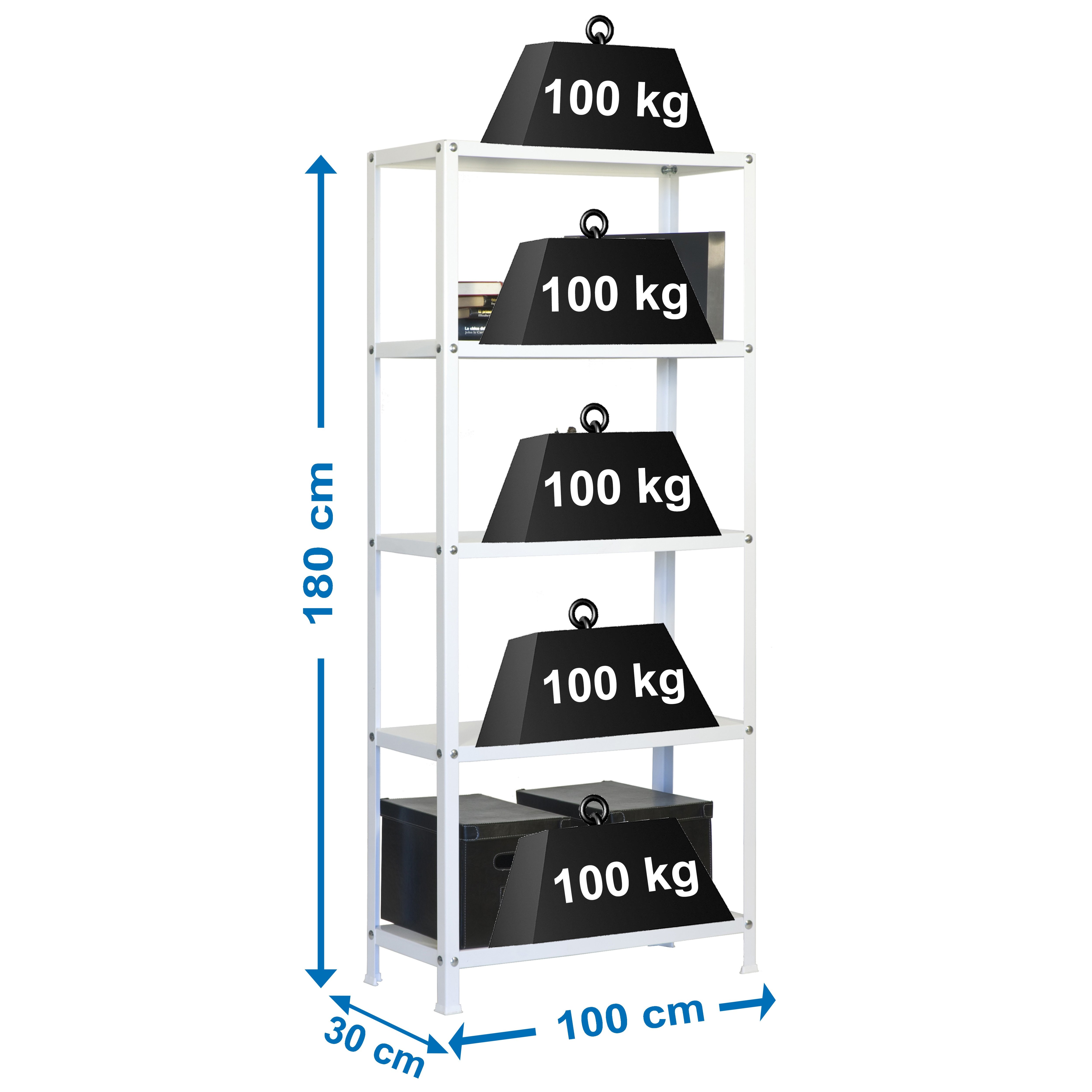 Estantería SIMONRACK Simonhome classic plus 5/300 blanco/blanco