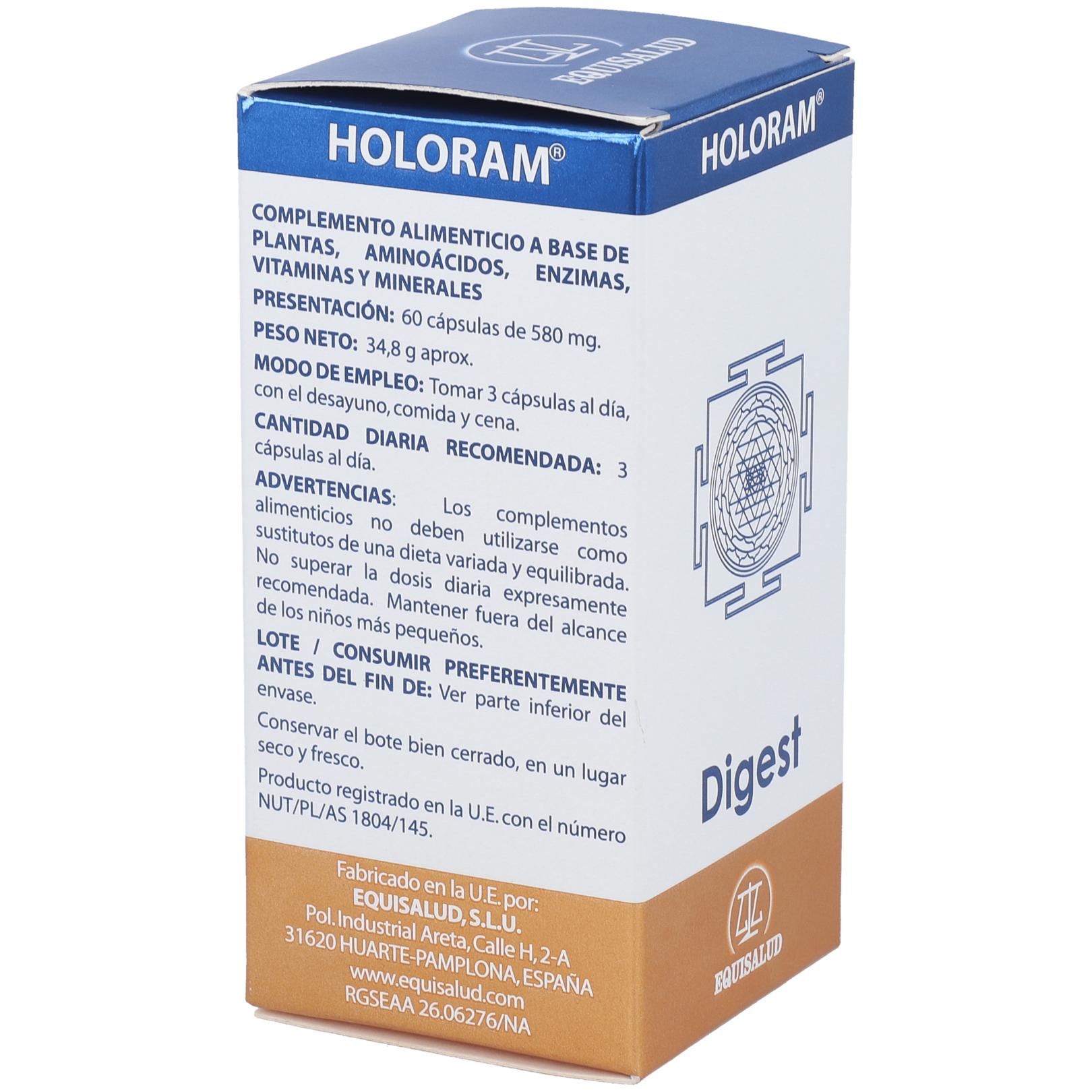 Equisalud Holoram Digest Cápsulas