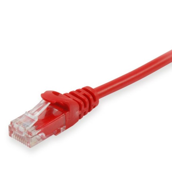 Equip network cable rj45 u/utp cat.6 red 5m