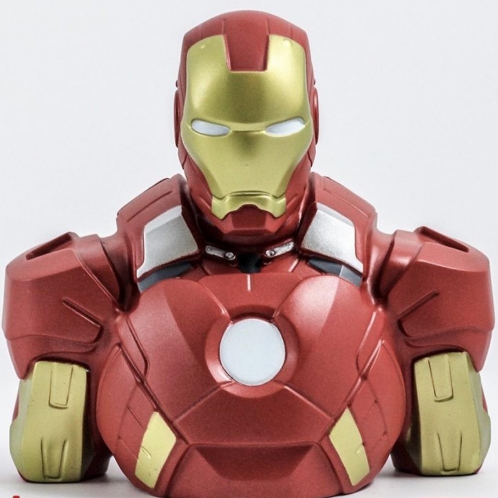 Figura Hucha Semic Distribution Marvel Vengadores Busto Iron Man 22cm
