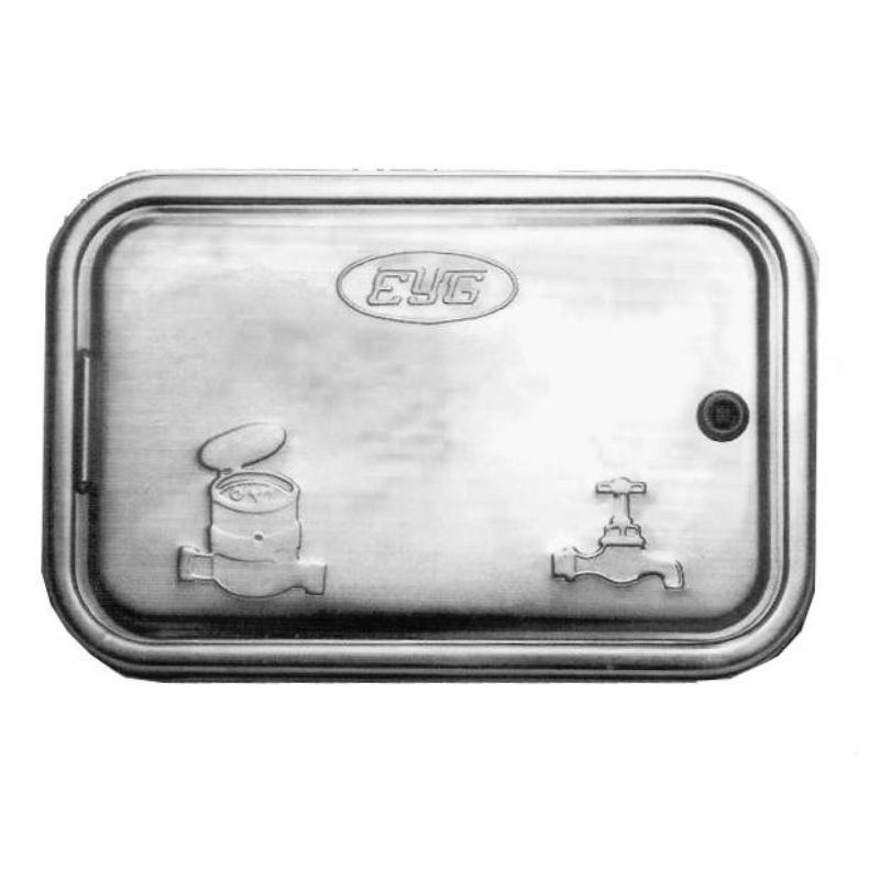 Puertas contador agua acero inoxidable 370x 240x32