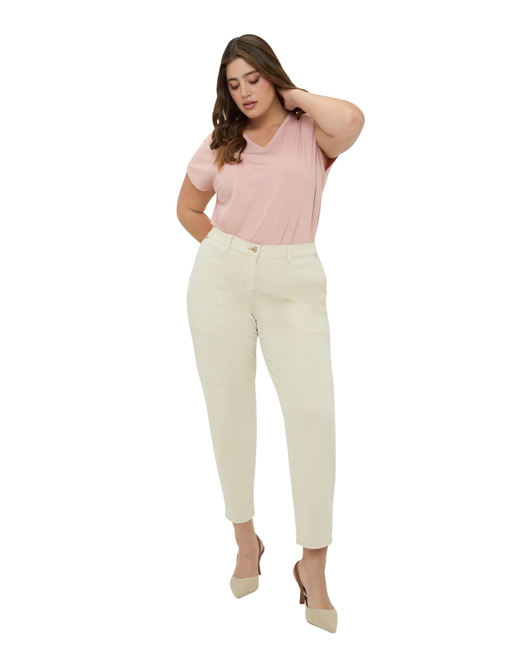 Fiorella Rubino - Pantalones Carrot Fit de algodón