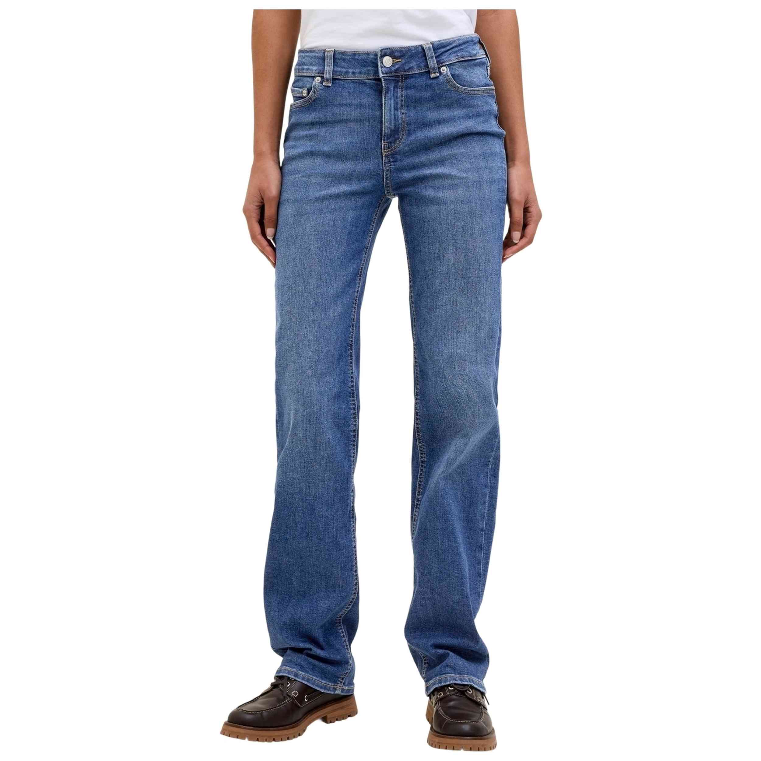 Vaquero Jjxx modelo Jxnice Sl-Str Mw Jeans Dnm 32" en color Azul