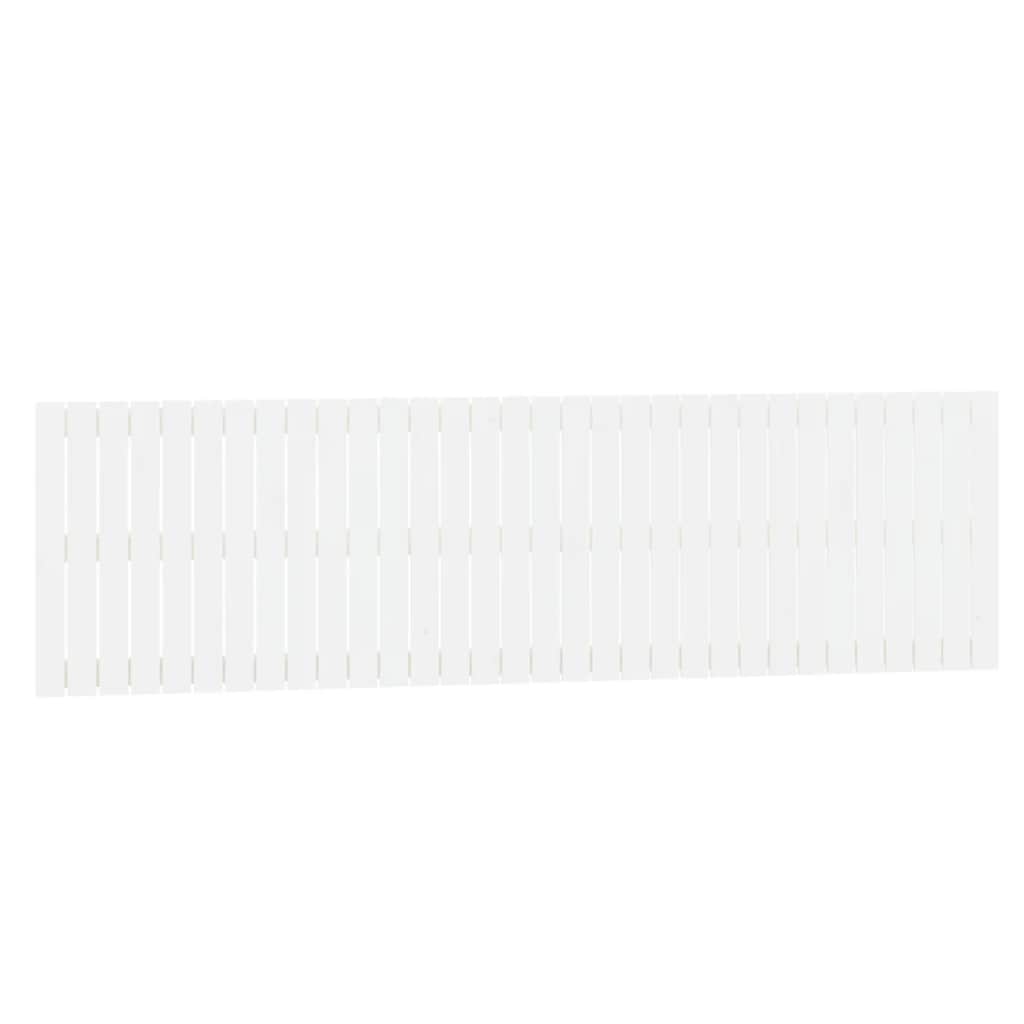 vidaXL Cabecero de cama de pared madera maciza de pino 204x3x60 cm