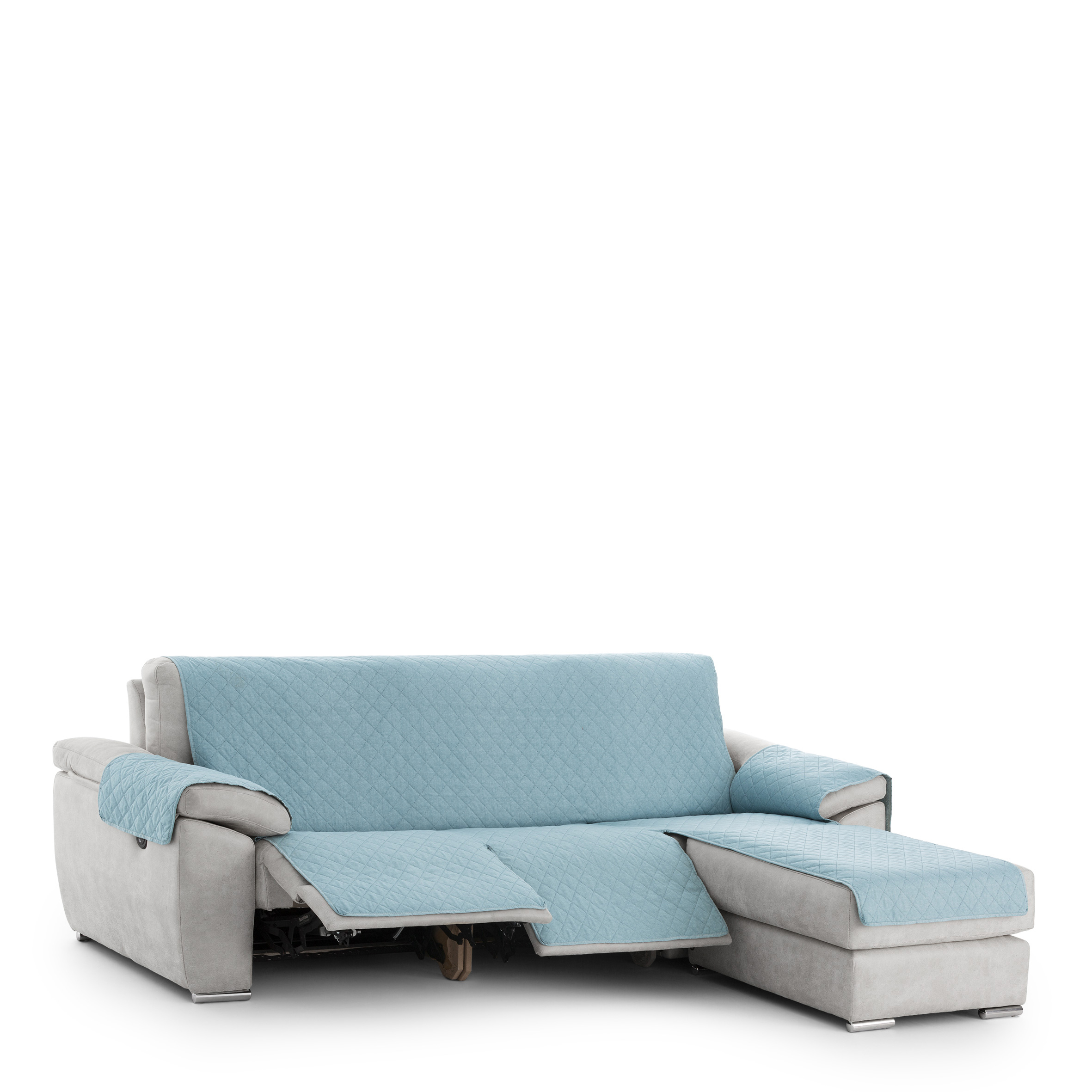 Funda de sofa chaise longue relax m/3 dcha. c/04, Tamaño normal derecha (mirando de frente),100x240x110cm, Fabricado en España