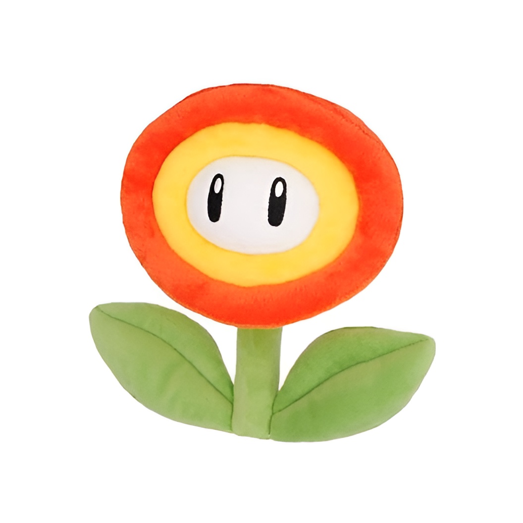 Peluche Sherwood Fire Flower - Colección Super Mario Bros