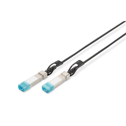 Digitus | Cable de conexión directa 10GBase | Twinaxial | SFP+ | SFP+ | Negro | 0,5 m