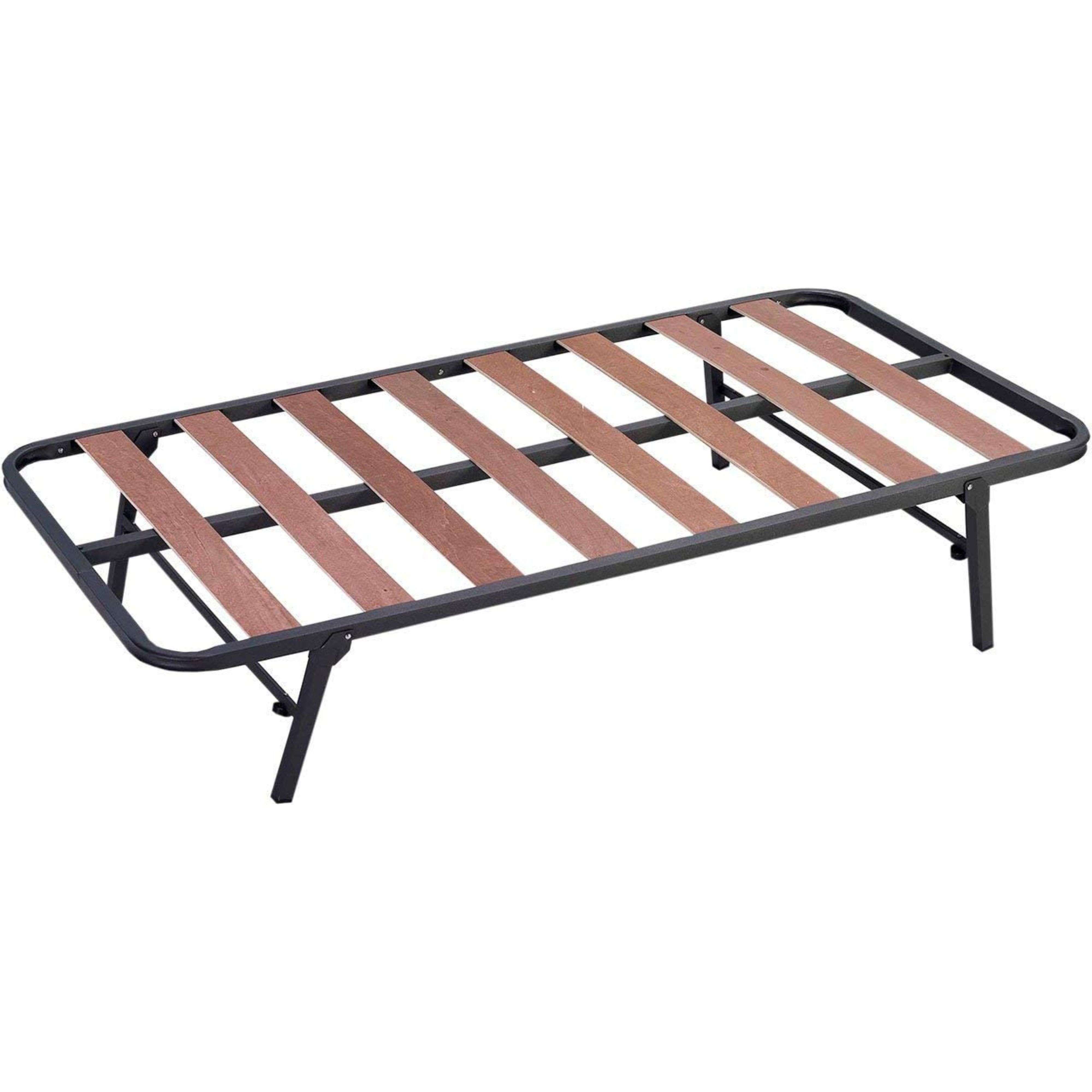 Miroytengo Somier Elevable Arrastre Inferior con Ruedas y Patas Plegables (90x190 cm)