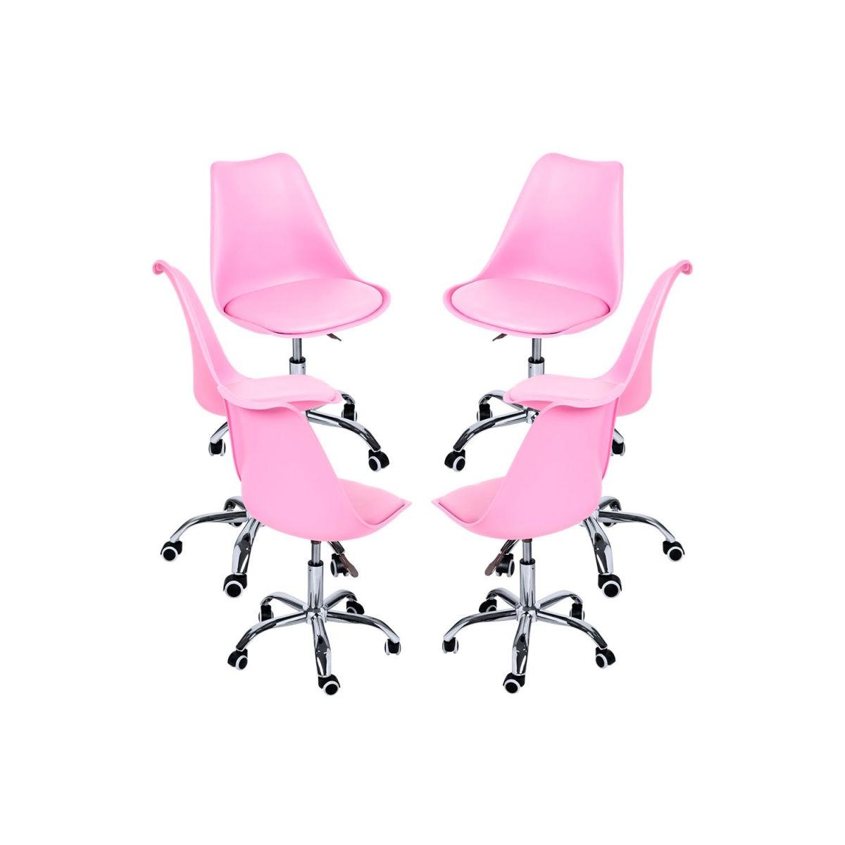 Regalos Miguel - Packs Sillas - Pack 6 Sillas Neo - Rosa