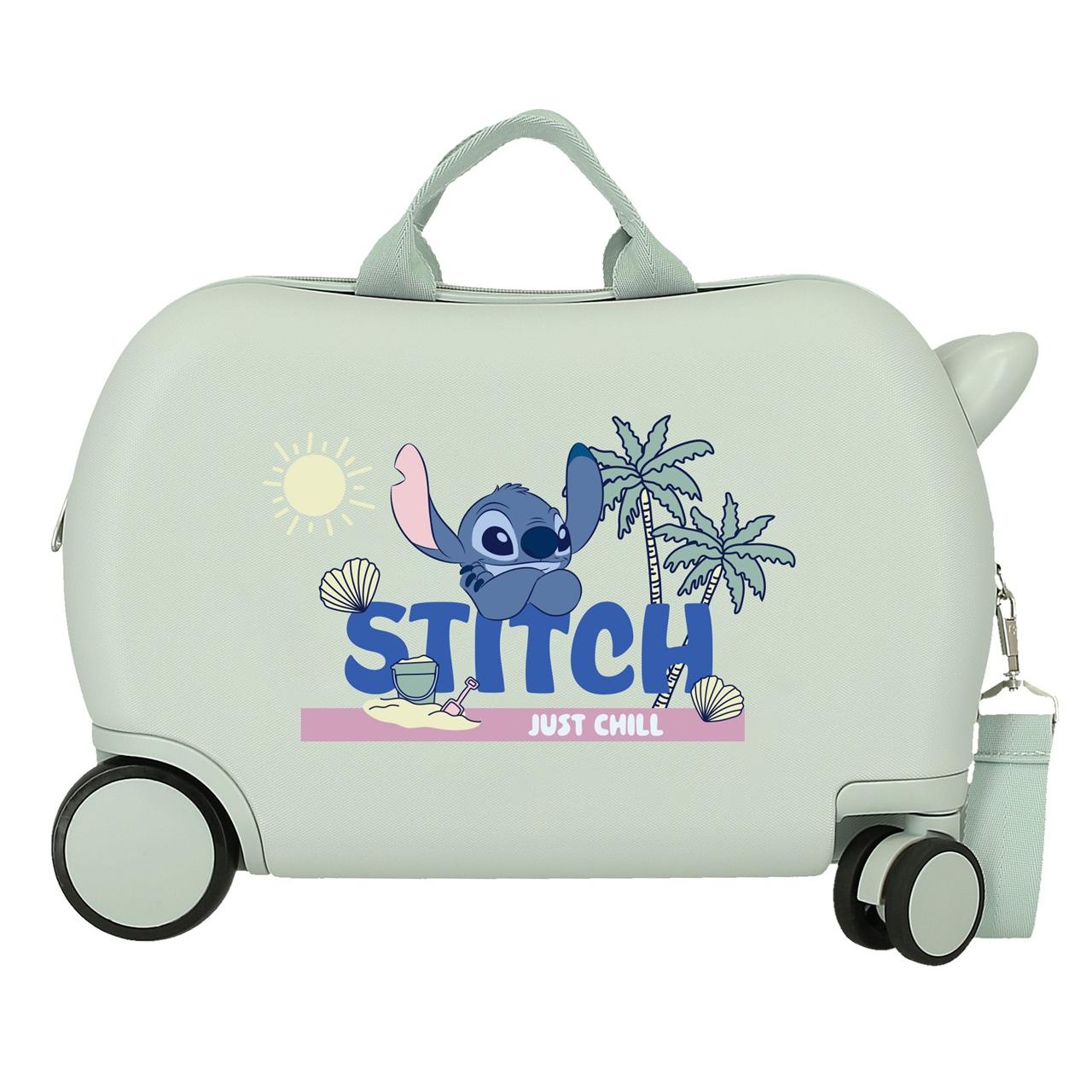 Disney - Maleta infantil Stitch Just Chill menta 45x31x20 cm