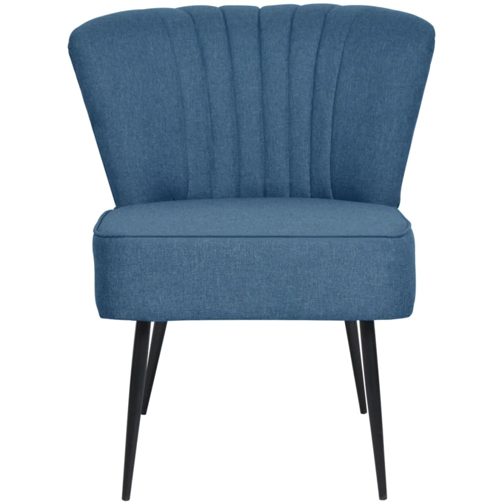 vidaXL Sillón de cóctel tela Gris oscuro, Gris claro, Azul Sillon Dormitorio Sillon Comodos Silla Relax Sillón Sofá