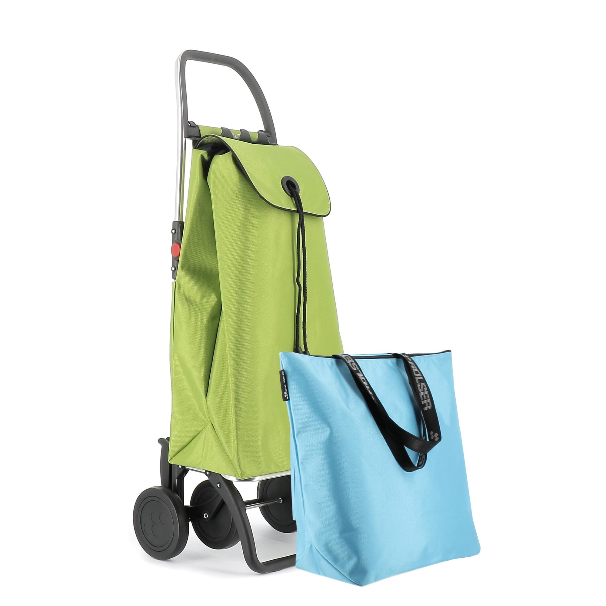 Combo Carro Rolser I Max Mf 4 Ruedas Plegable Bolsa Extra
