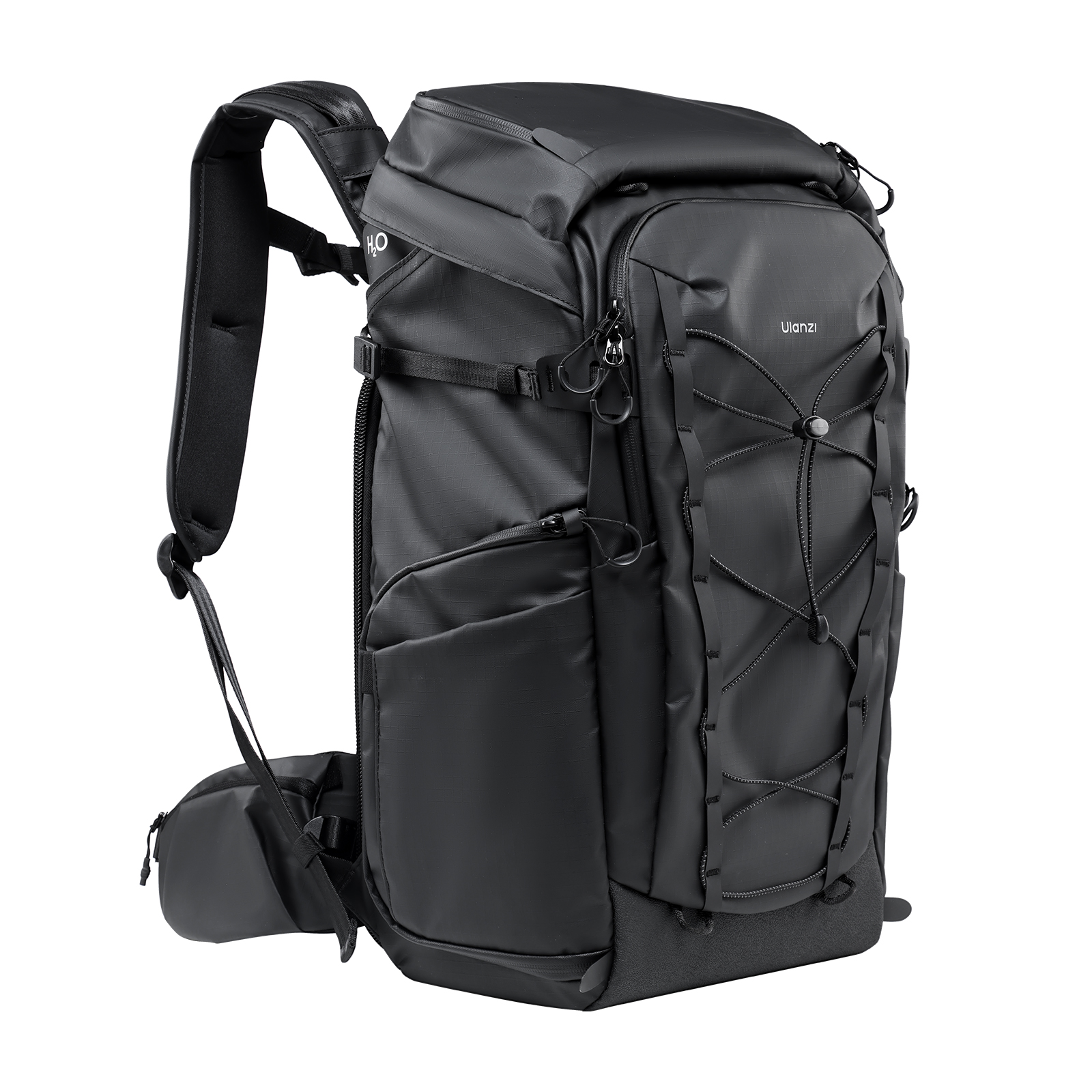 ULANZI AB01 Mochila Fotográfica 38L TAI con U-Tag – Ergonomía, Divisores Personalizables, Protección para Cámara, Laptop y Tablet, Impermeable con Funda de Lluvia y Accesorios de Aventura