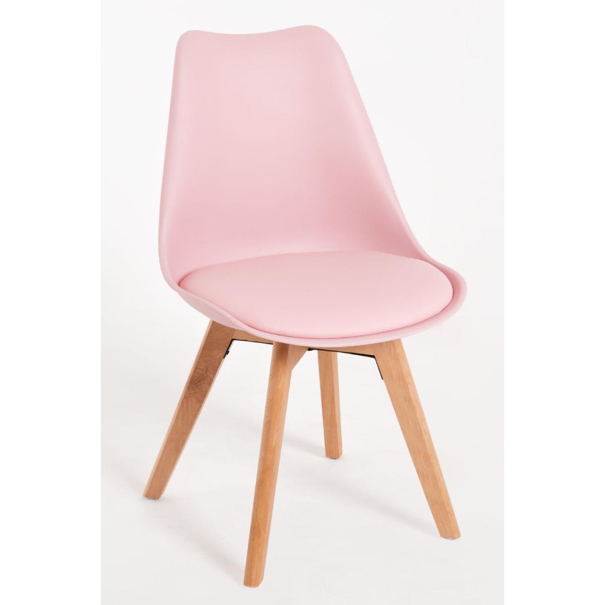 Regalos Miguel - Packs Sillas Comedor - Pack 6 Sillas Synk Basic - Rosa