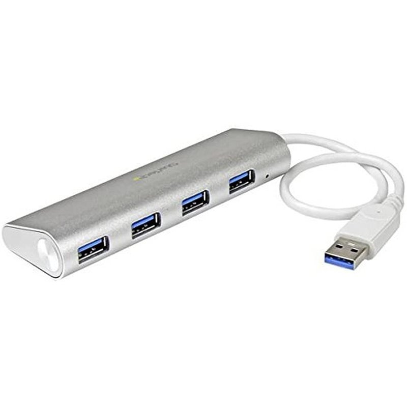 HUB Startech ST43004UA 4 PUERTOS USB 3.0 SILVER