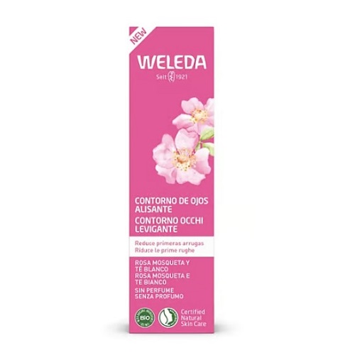 Weleda Contorno Ojos Alisante Rosa Mosqueta y Té Blanco 12 Ml