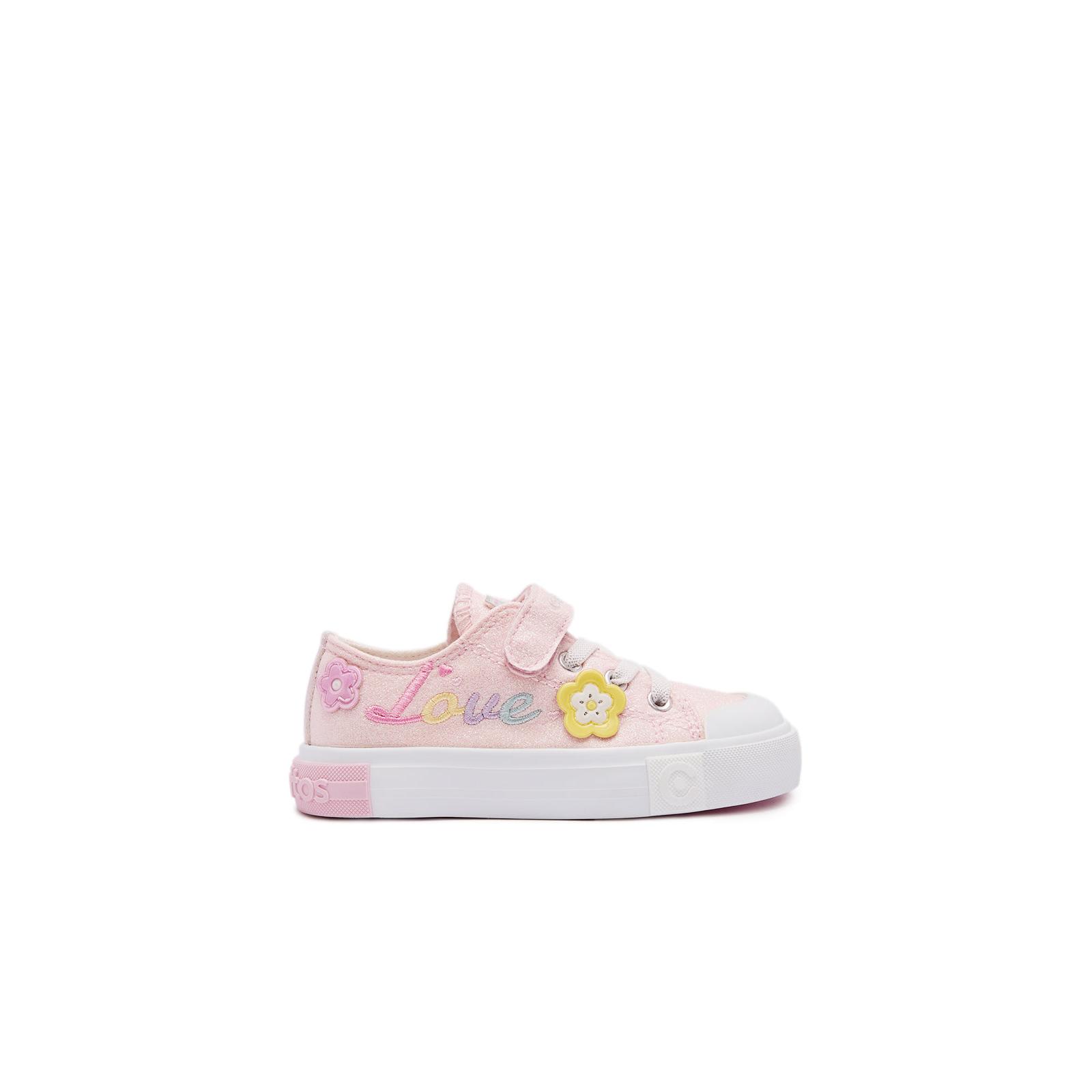 Conguitos - Zapatillas de Niña con Detalles de Flores para Niña